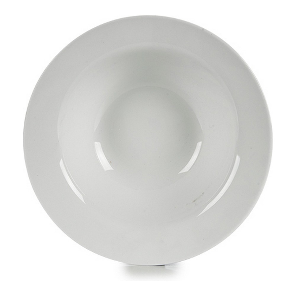Pastatallrik Vit Porslin 23 x 6,5 x 23 cm (Ø 23 cm)