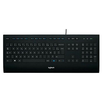 Tangentbord Logitech K280E Svart Franska AZERTY