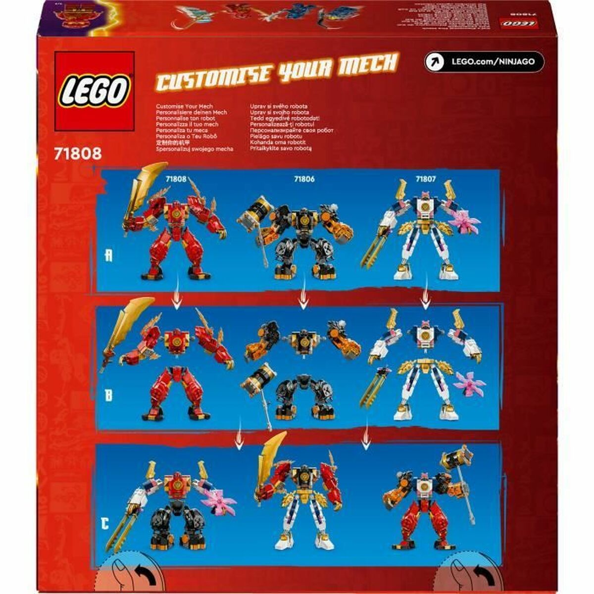 Playset Lego 71808 Kai Fire Elemental Mecca - ToyPro - 2
