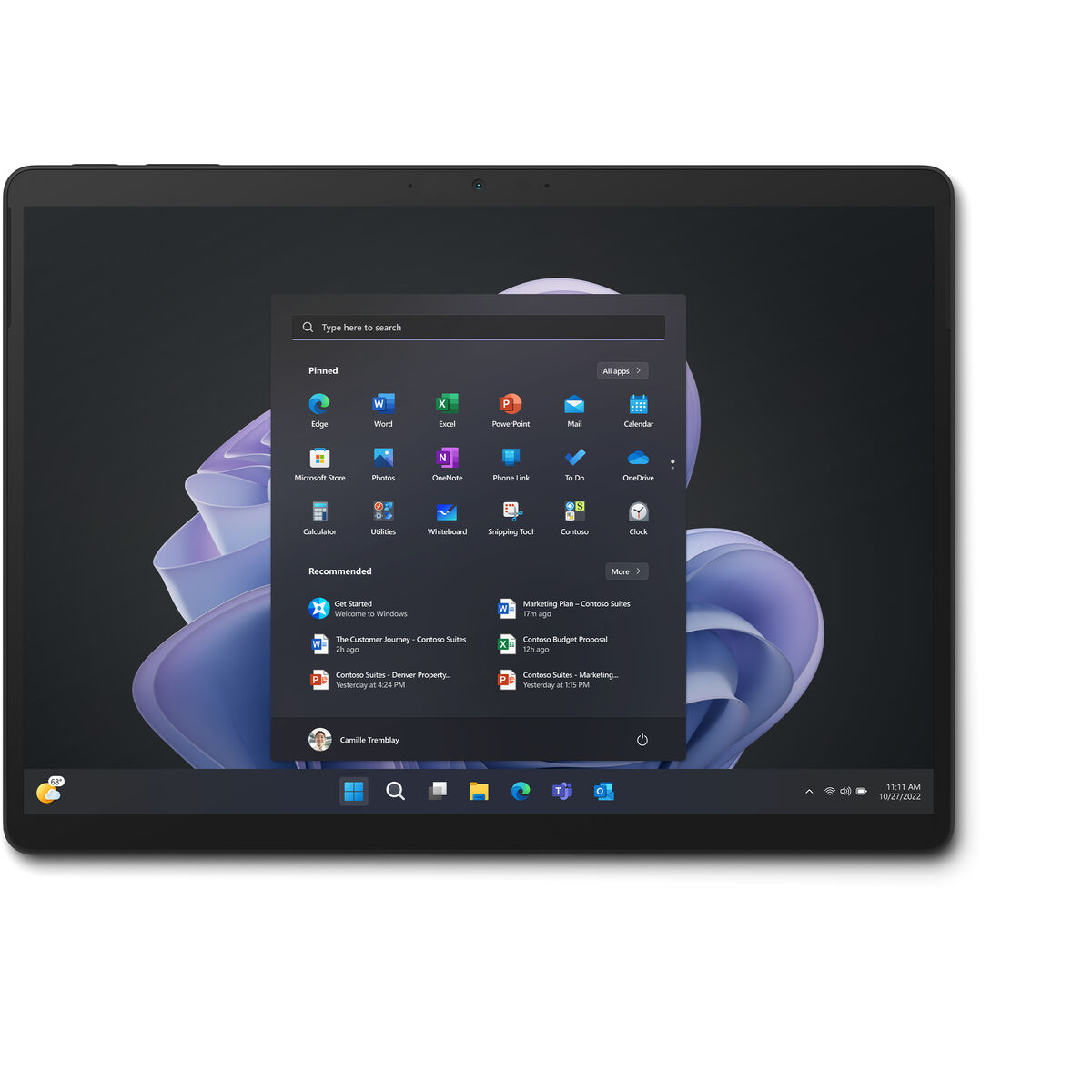 Laptop 2 i 1 Microsoft Surface Pro 9 13" 16 GB RAM 512 GB SSD Qwerty Spanska Intel Core i7-1265U - 2
