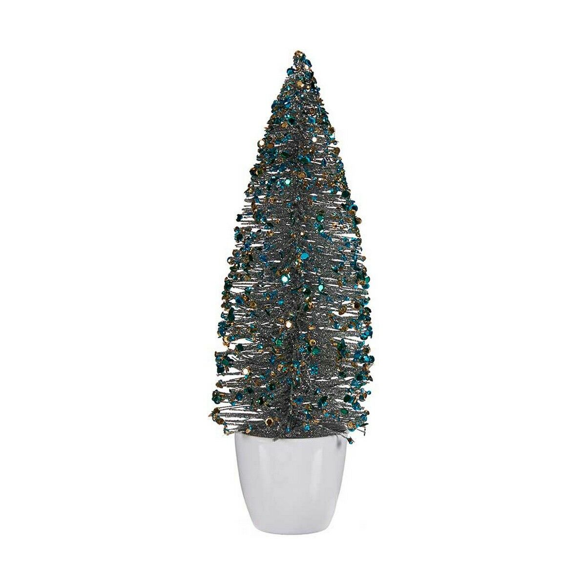 Julgran Krist+ Blå Gyllene Plast 10 x 33 x 10 cm