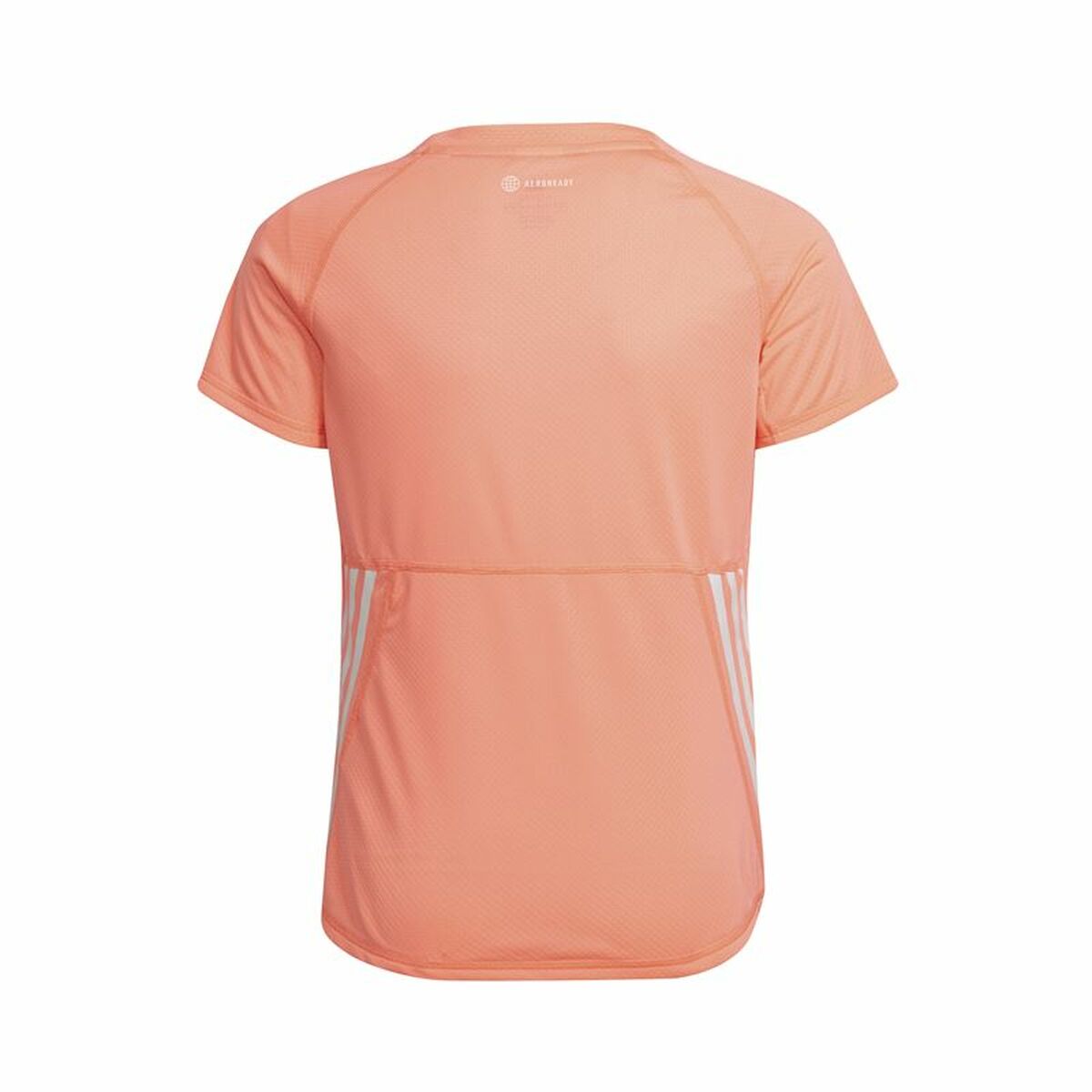 Barn T-shirt med kortärm Adidas Aeroready Three Stripes Lax - 2