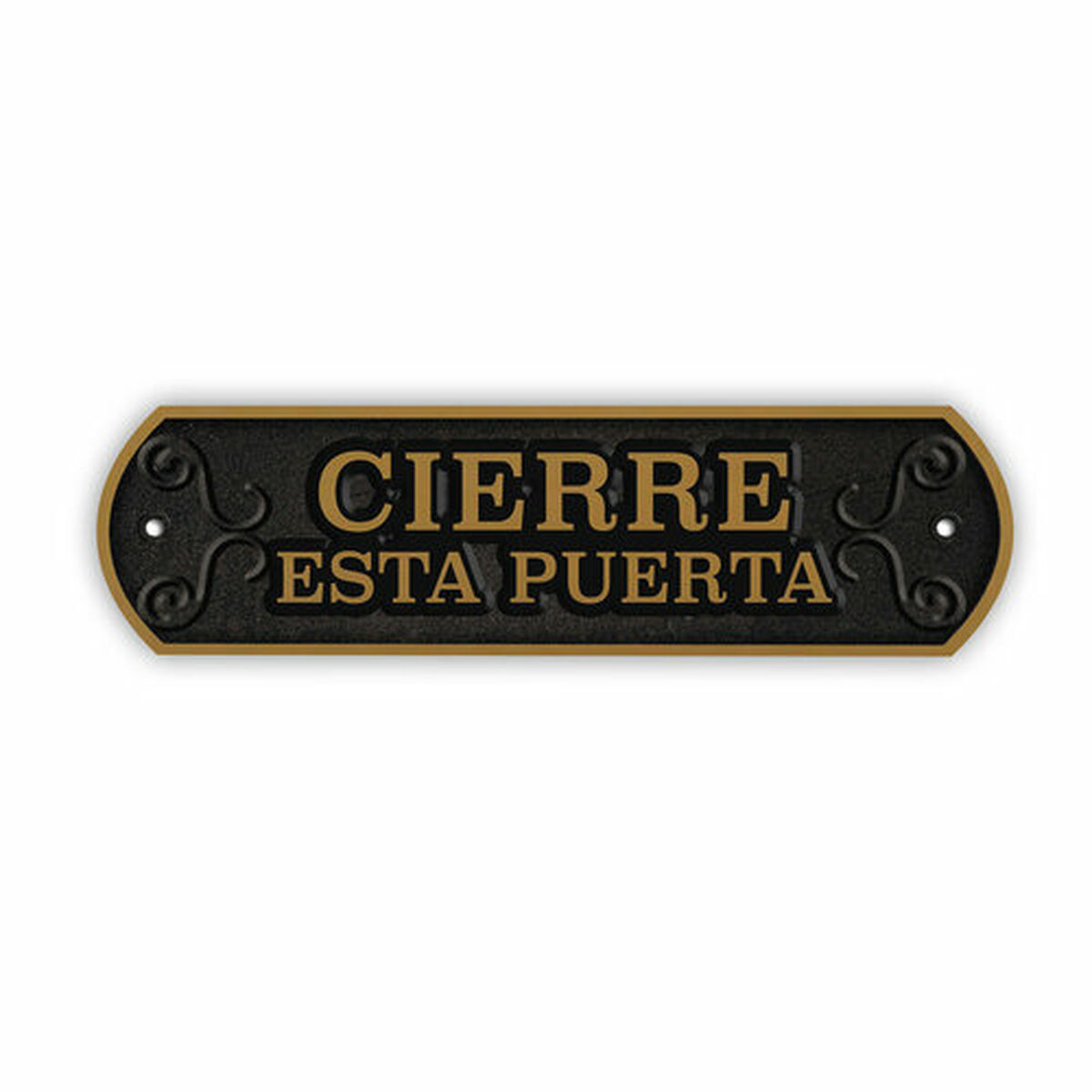 Skylt Magnet & Steel Cierre esta puerta 24 x 7,2 cm - 4