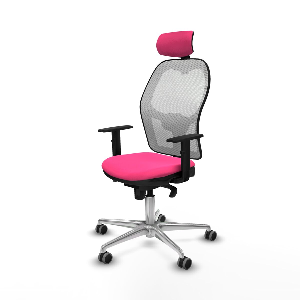 Kontorsstol med nackstöd Jorquera Piqueras y Crespo 1D086G2 Rosa - 2