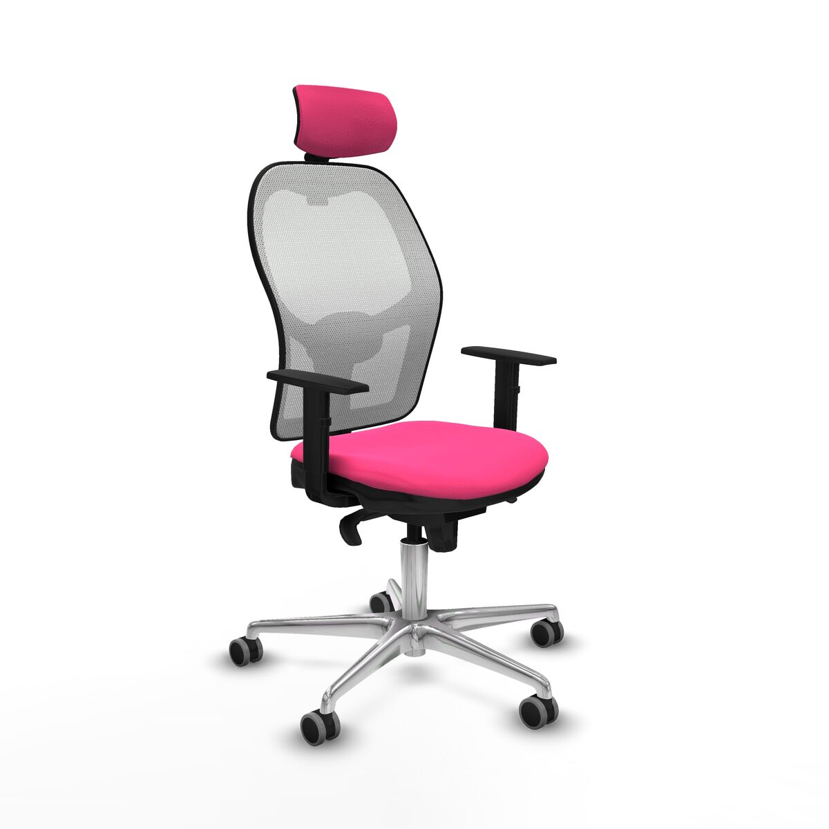 Kontorsstol med nackstöd Jorquera Piqueras y Crespo 1D086G2 Rosa