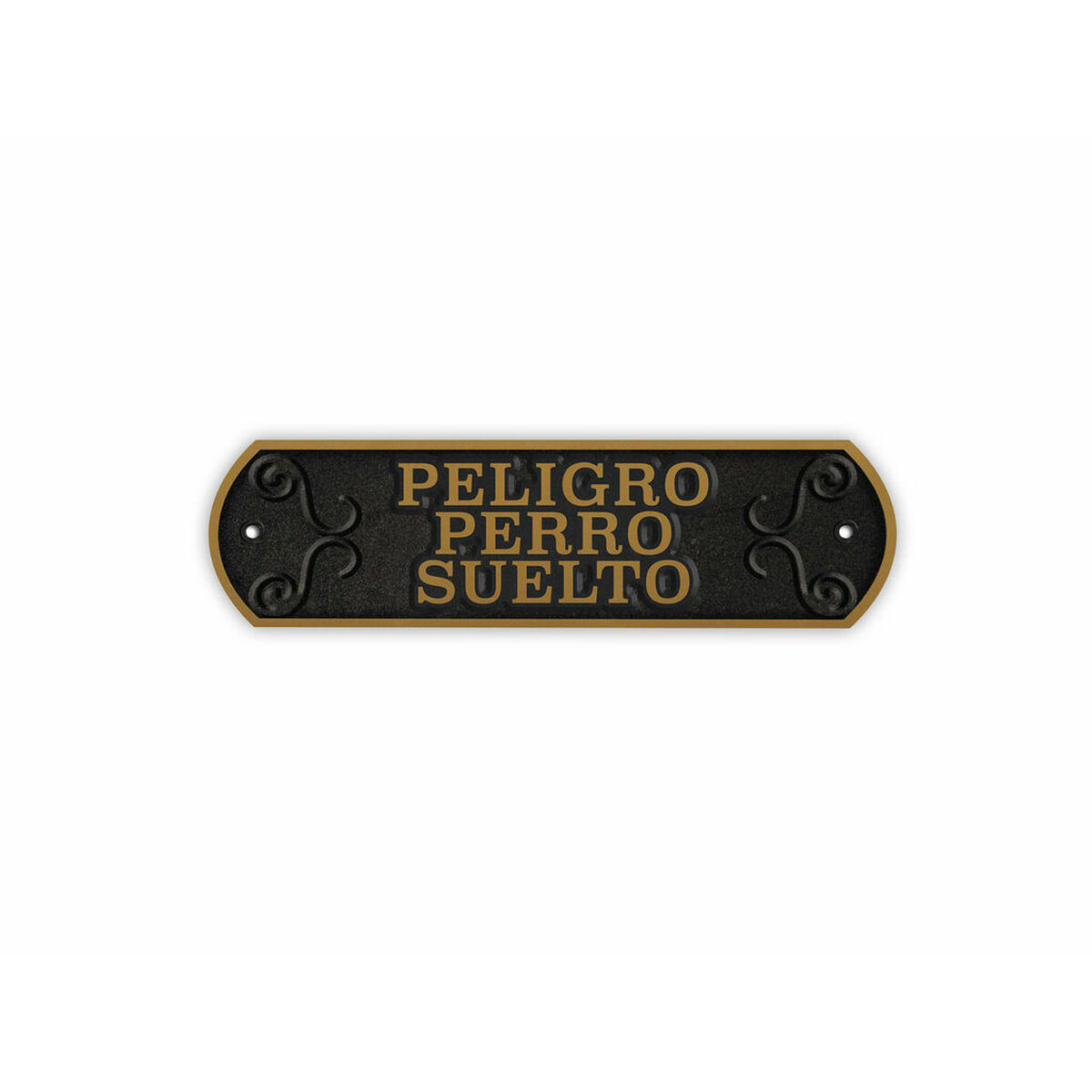 Skylt Magnet & Steel Peligro perro Suelto 24 x 7,2 cm