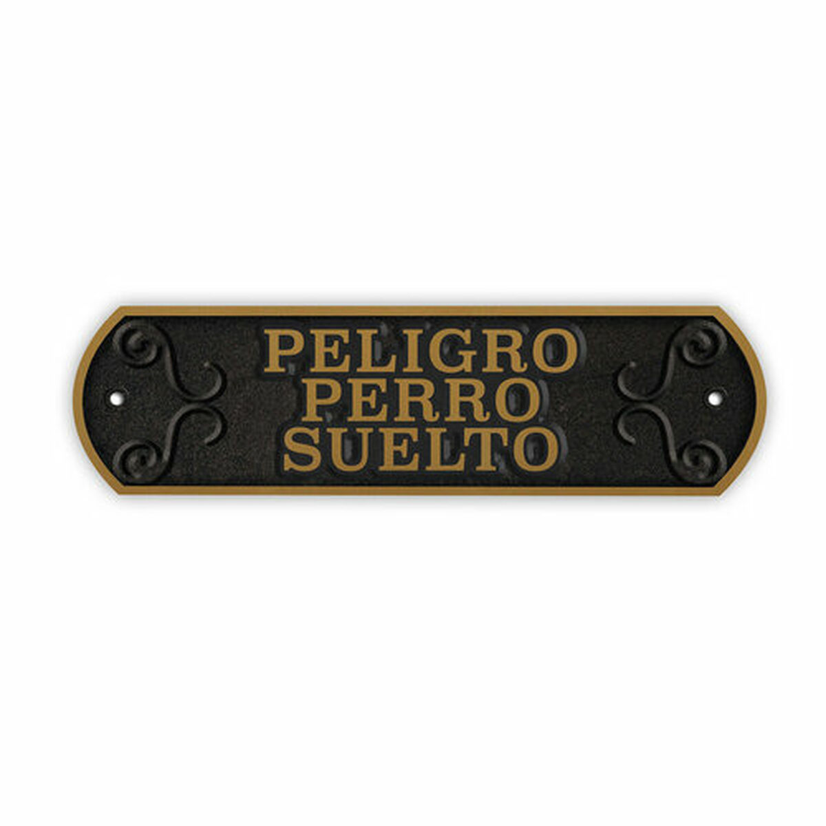 Skylt Magnet & Steel Peligro perro Suelto 24 x 7,2 cm - 2