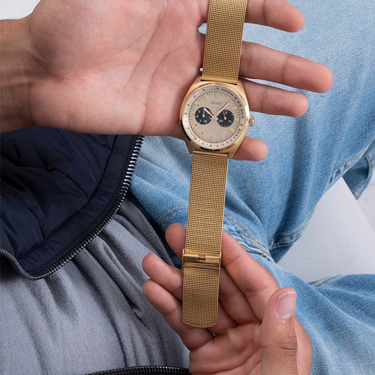 Herrklocka Guess GW0336G2 (Ø 42 mm) - 7
