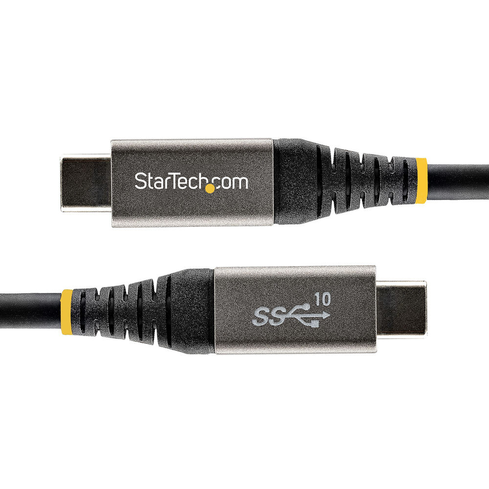 Kabel USB C Startech USB31CCV1M           Svart/Grå 1 m - 2