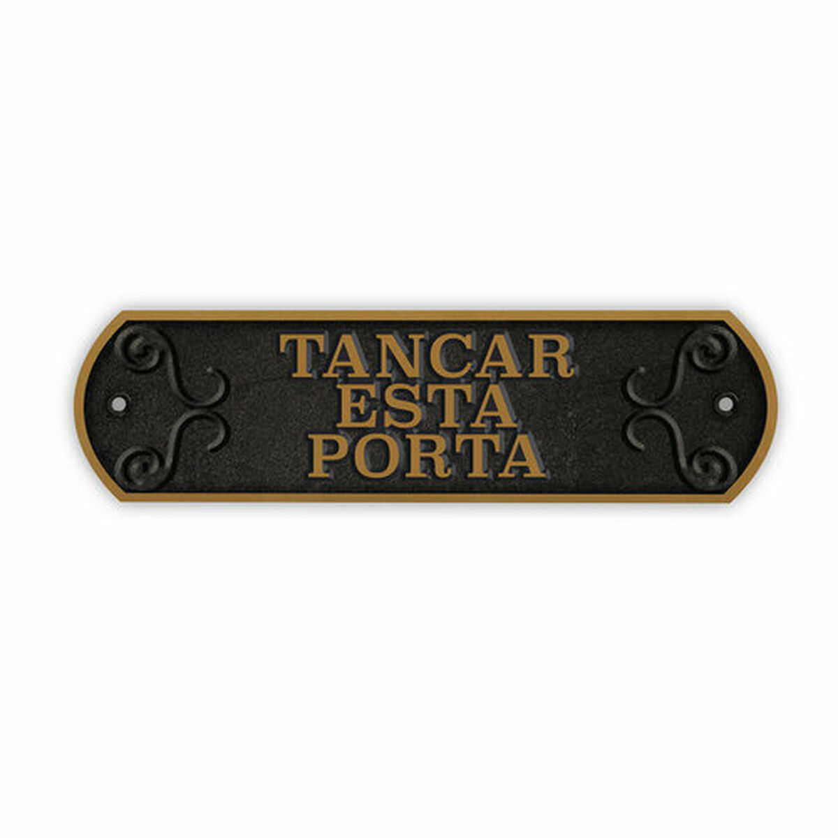 Skylt Magnet & Steel Tancar Esta Porta 24 x 7,2 cm - 2