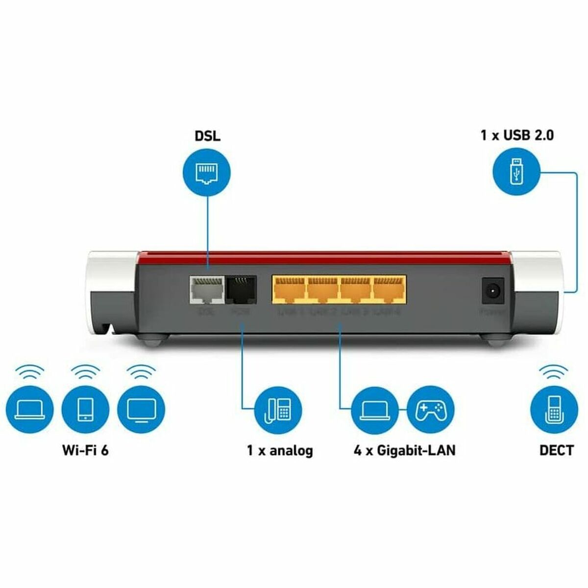 Router Fritz! 20002944 300 Mbps - 2