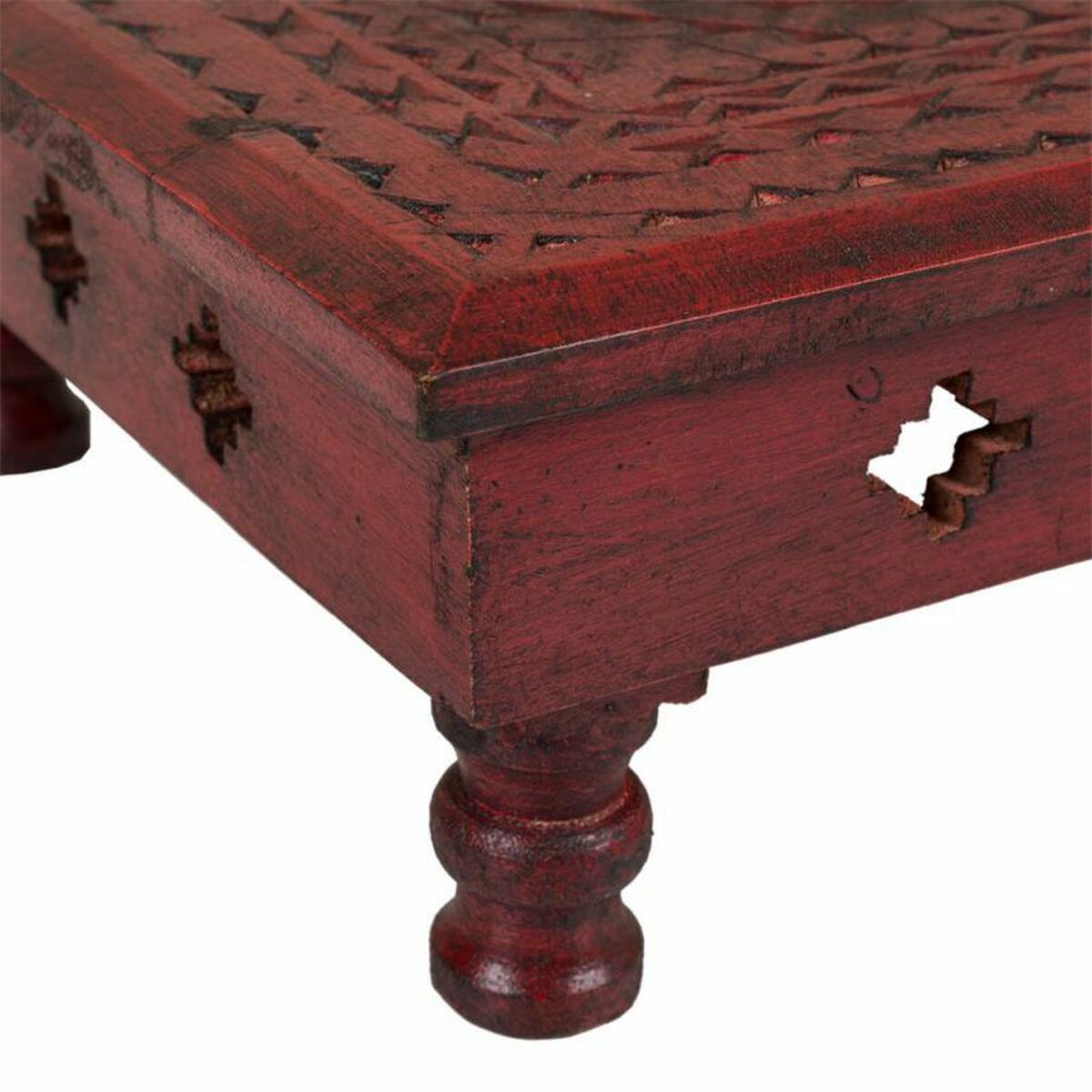 Soffbord Alexandra House Living Röd 33 x 14 x 33 cm - 4