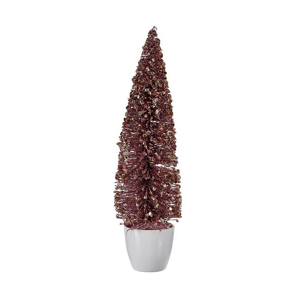 Julgran Krist+ Rosa Gyllene Plast 10 x 38 x 10 cm