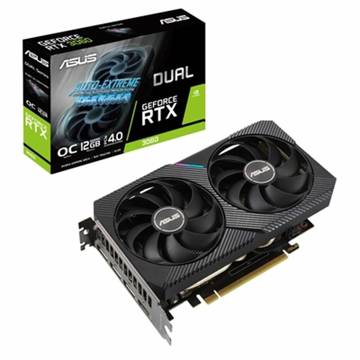 Grafikkort Asus DUAL-RTX3060-O12G-V2 12 GB GeForce RTX 3060 12 GB GDDR6