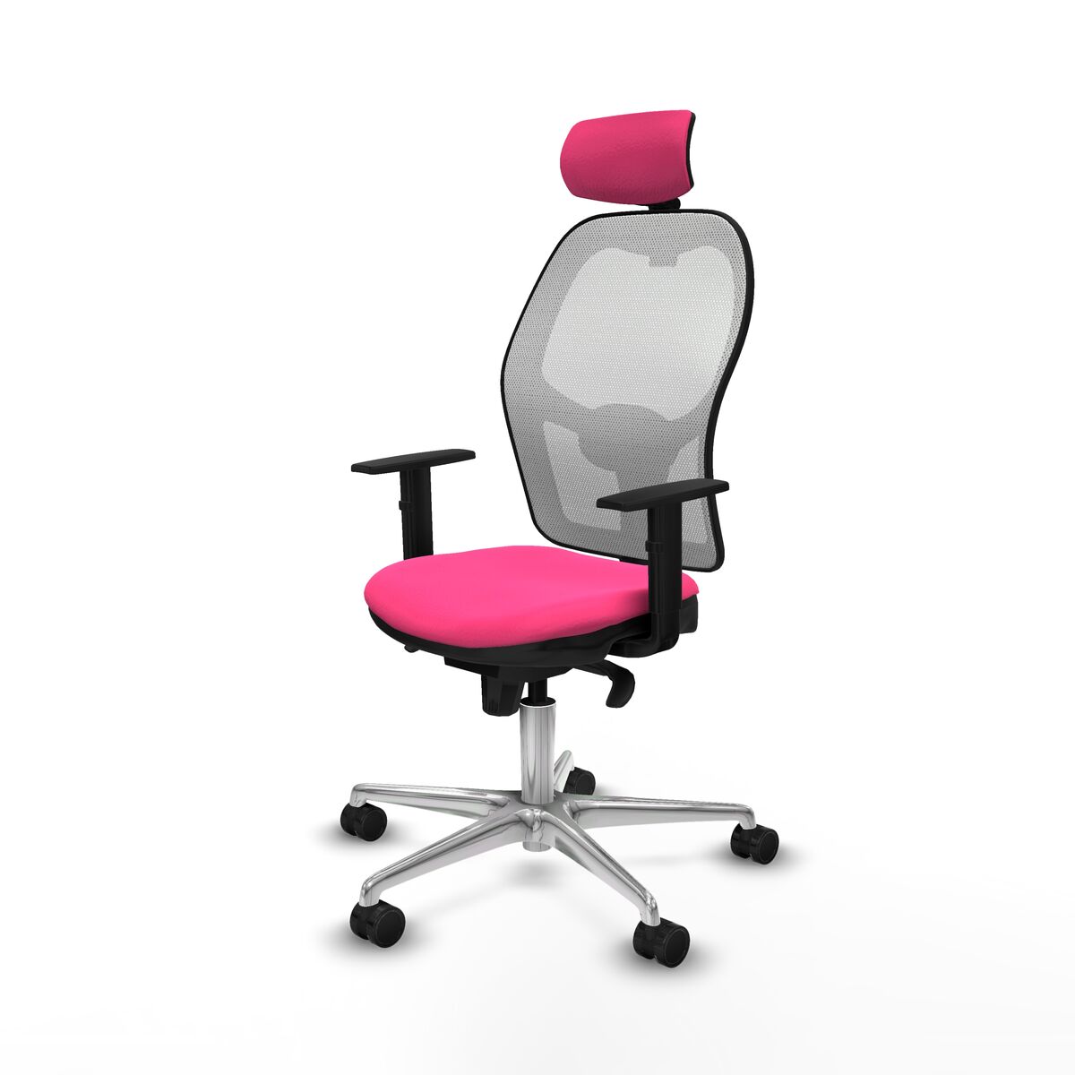 Kontorsstol med nackstöd Jorquera Piqueras y Crespo 1D086N2 Rosa - 2