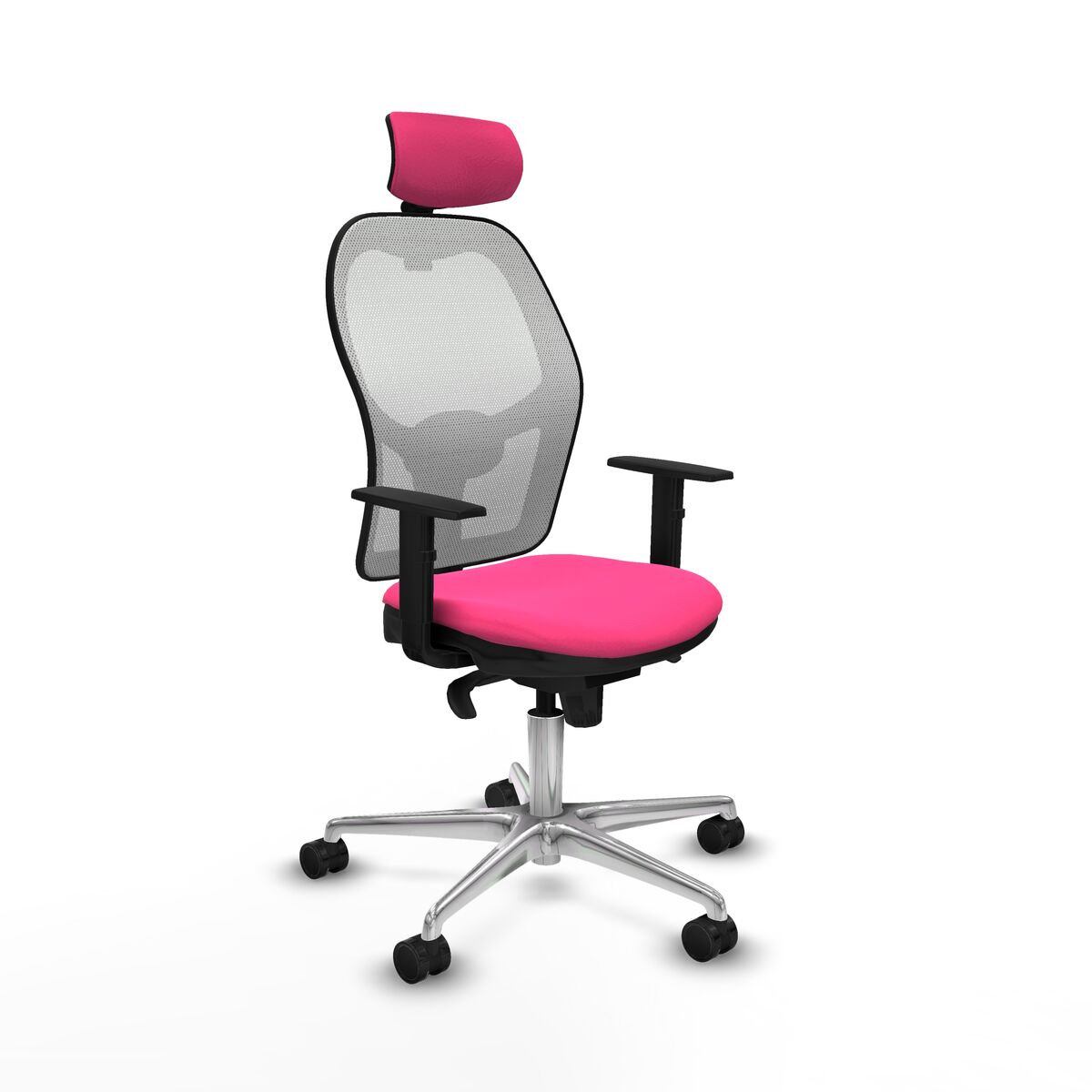 Kontorsstol med nackstöd Jorquera Piqueras y Crespo 1D086N2 Rosa