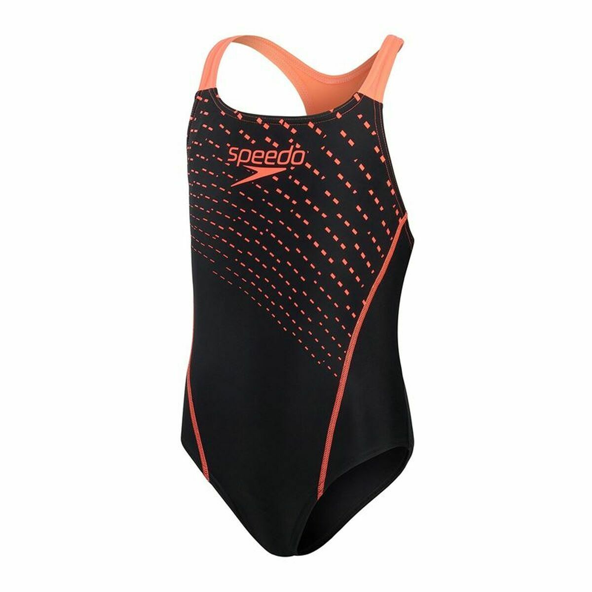 Baddräkt, Flickor Speedo Medley Logo Medalist Svart - 4