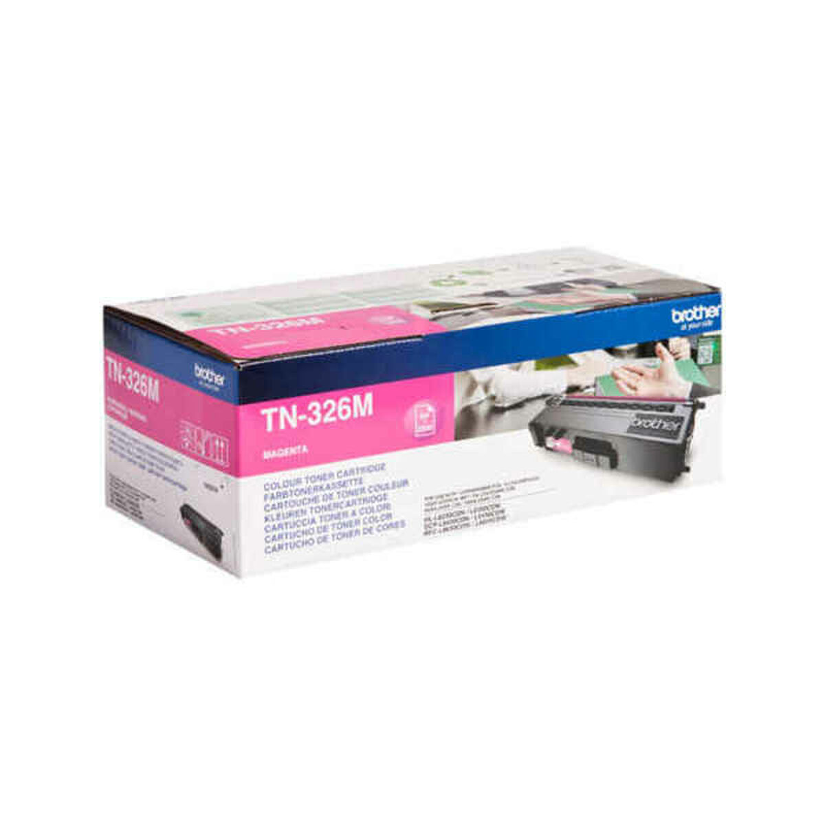 Original Toner Brother TN-326M Svart Magenta