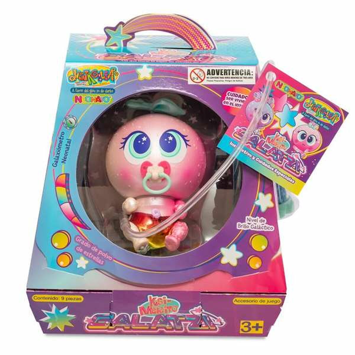 Bebisdocka Bandai Ksimerito Galatzi 18,5 x 16 x 19,5 cm Rosa - 10