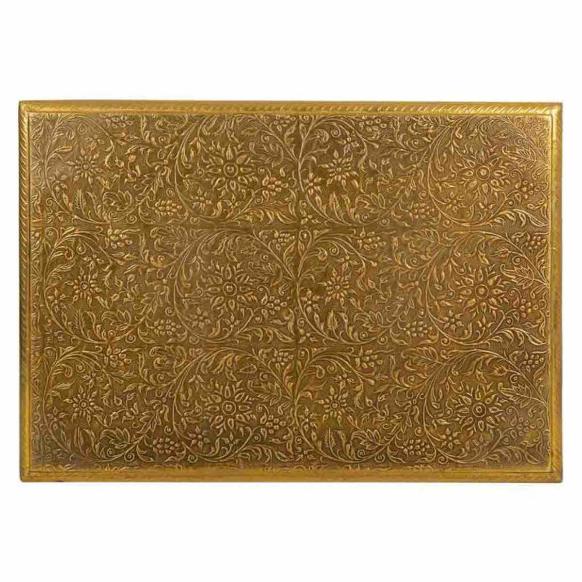 Soffbord Alexandra House Living Brun Gyllene Mangoträ 33 x 45 x 48 cm - 5