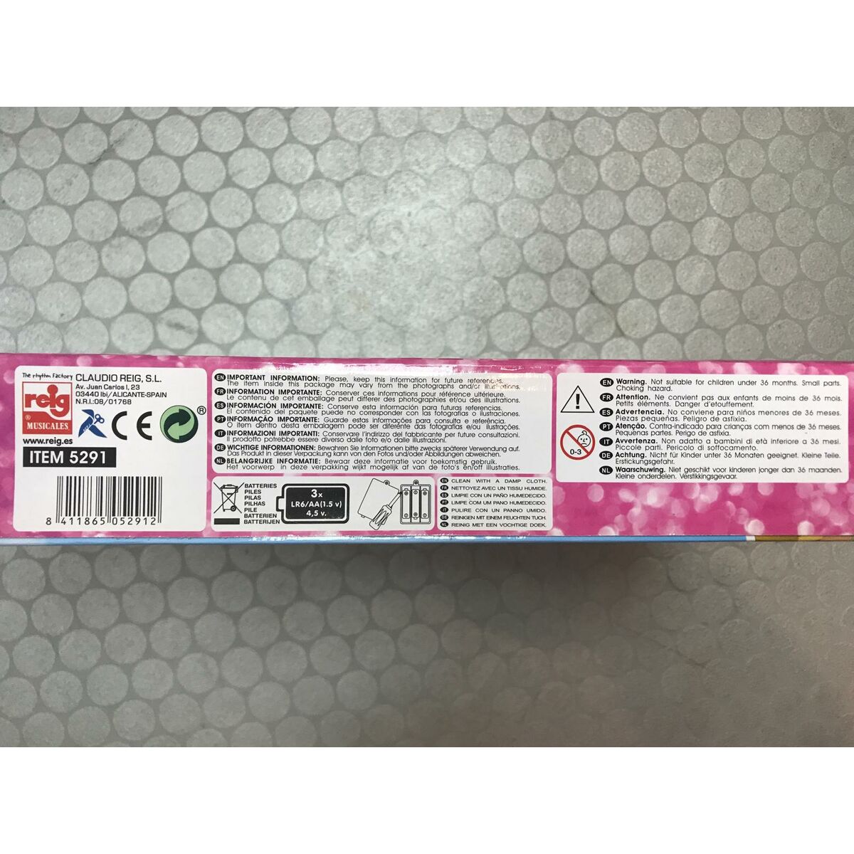 Leksakspiano Disney Princess Elektronik Hopfällbar Rosa - 5