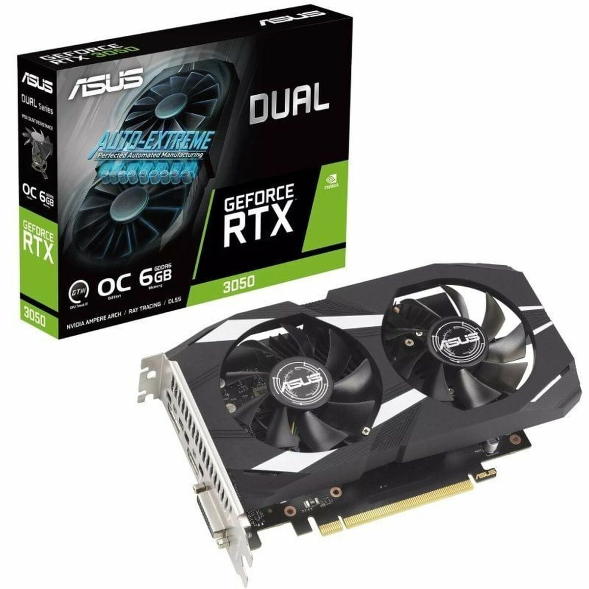 Grafikkort Asus Dual GeForce Nvidia GeForce RTX 3050 6 GB GDDR6