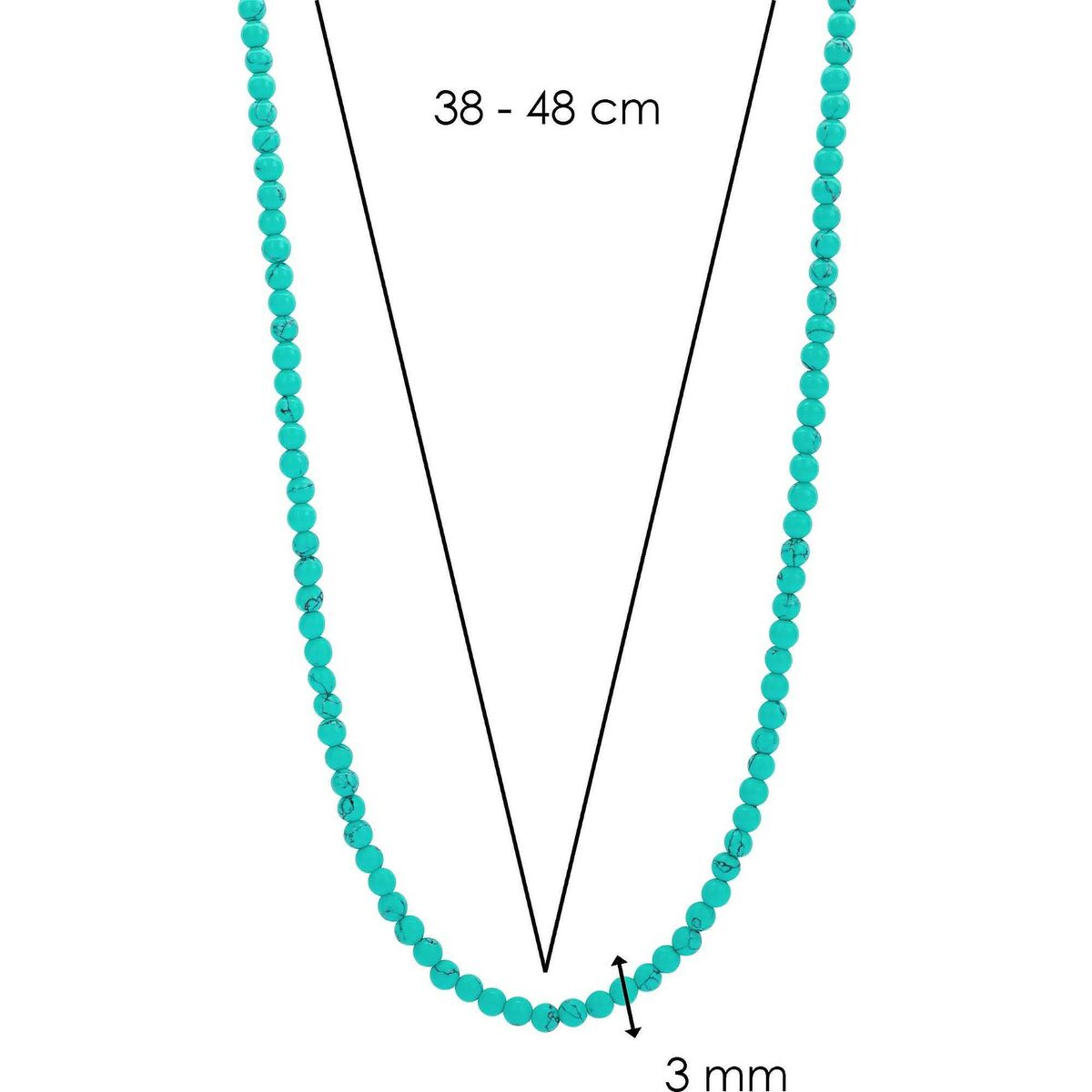 Damhalsband Ti Sento 3962TQ/42 - 2