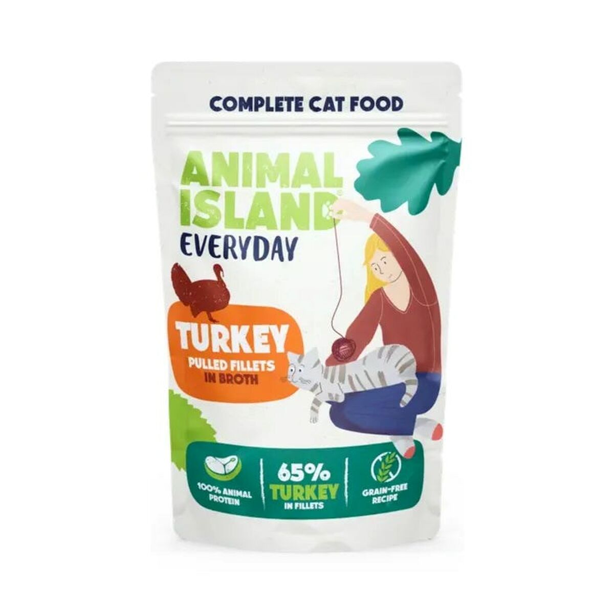 Kattmat ANIMAL ISLAND Turkey 40 x 85 g - 3