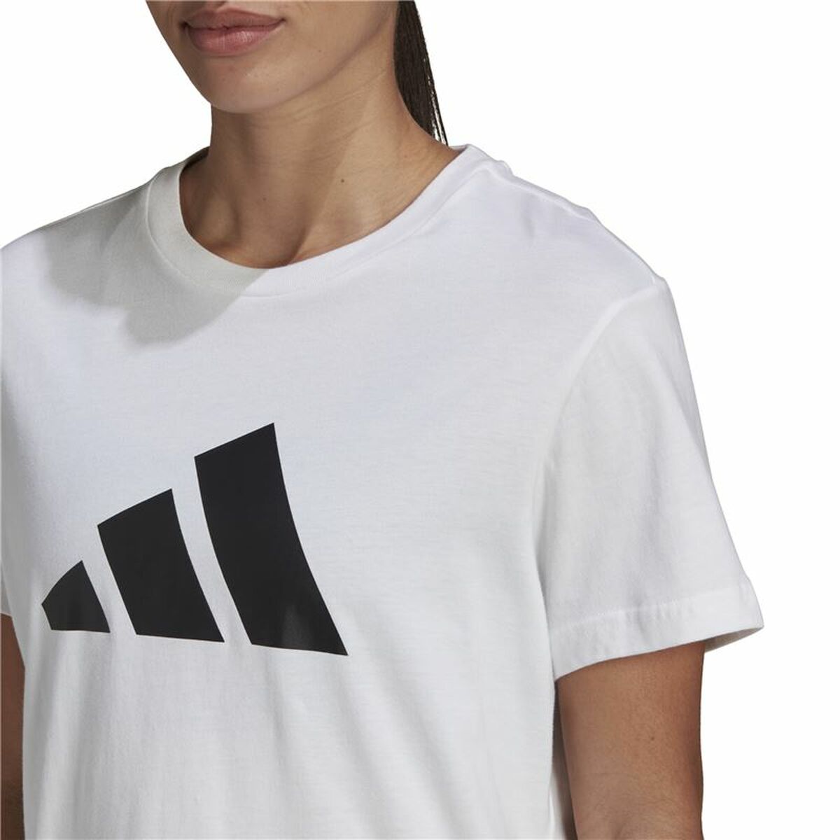 T-shirt med kortärm Dam Adidas Future Icons Vit - 4