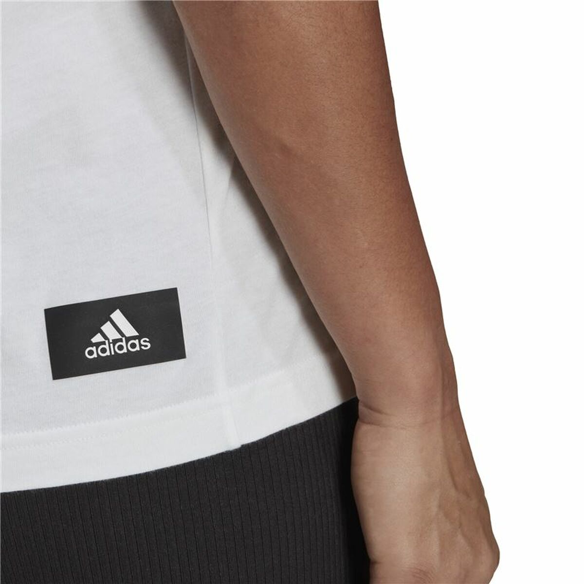 T-shirt med kortärm Dam Adidas Future Icons Vit - 5