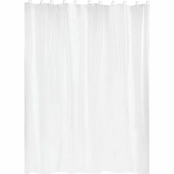 Duschdraperi Gelco Vit PVC PEVA 180 x 200 cm