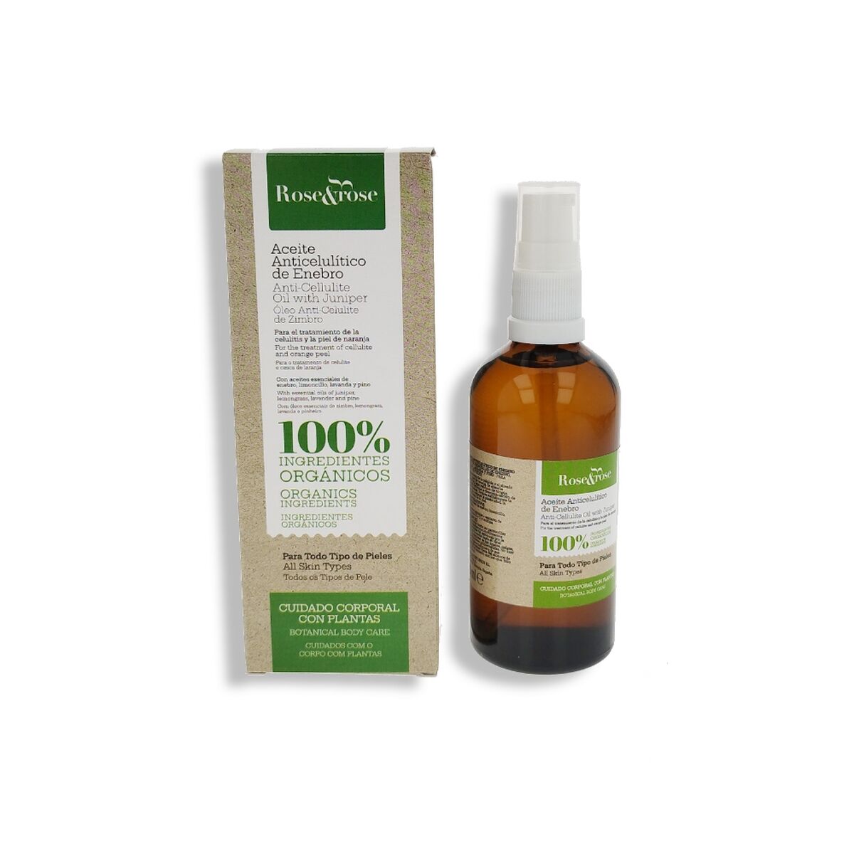 Anticellulitolja Rose & Rose Enbär (100 ml) - 2