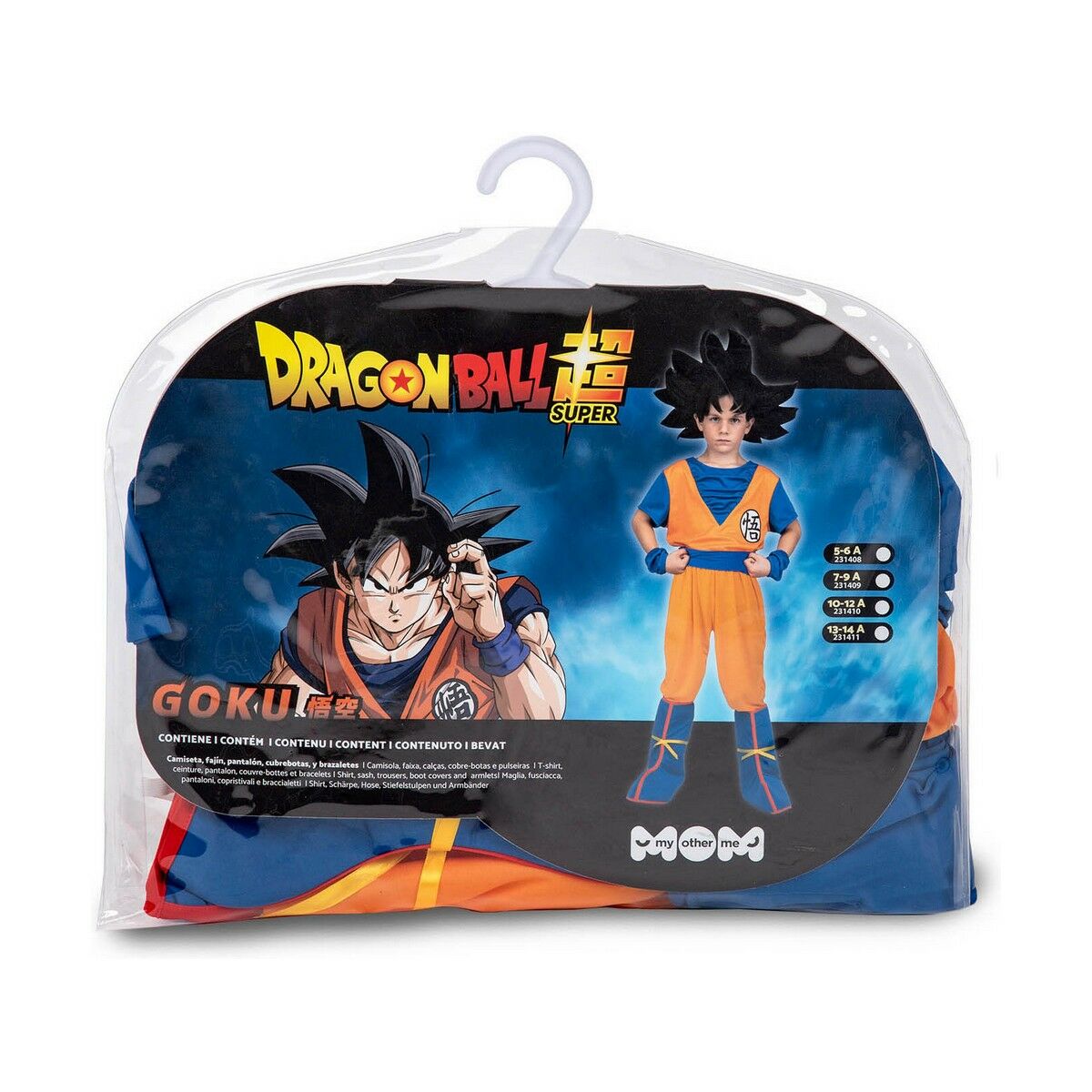 Maskeraddräkt för barn Dragon Ball Goku - 4