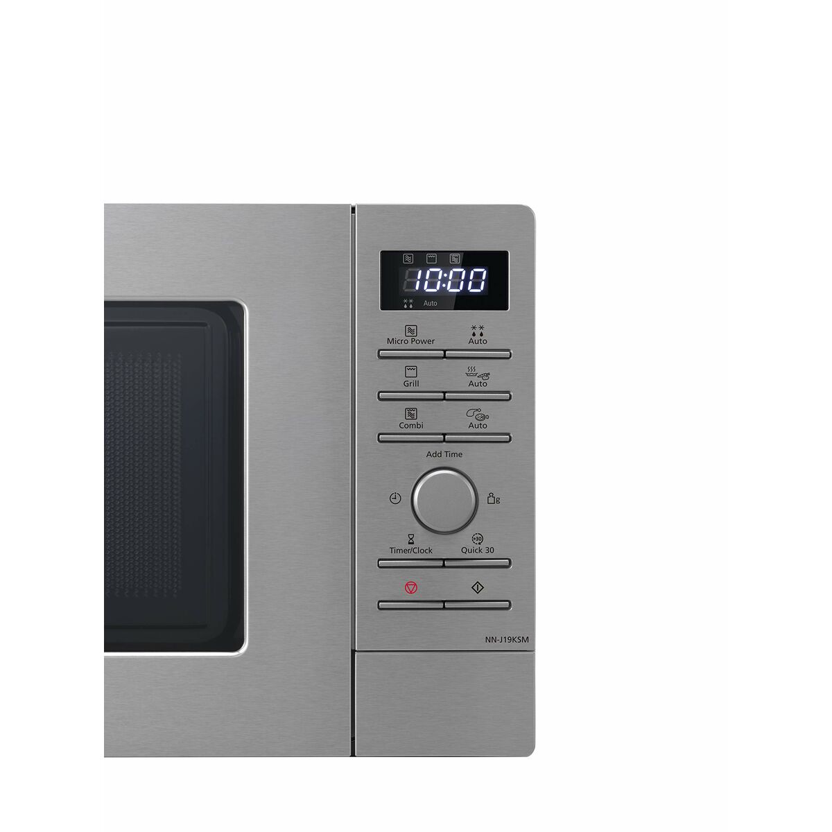 Mikrovågsugn med Grill Panasonic NN-J19KSMEPG Stål 800 W 1000 W 20 L - 2