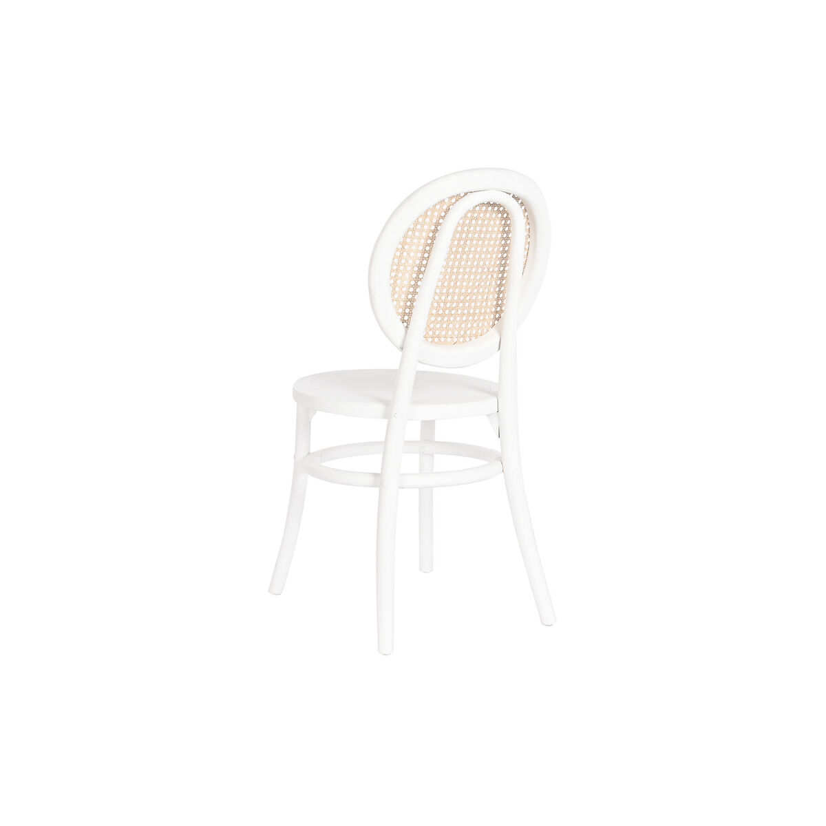 Stol DKD Home Decor Vit Svart Naturell 43 x 50 x 89 cm - 4