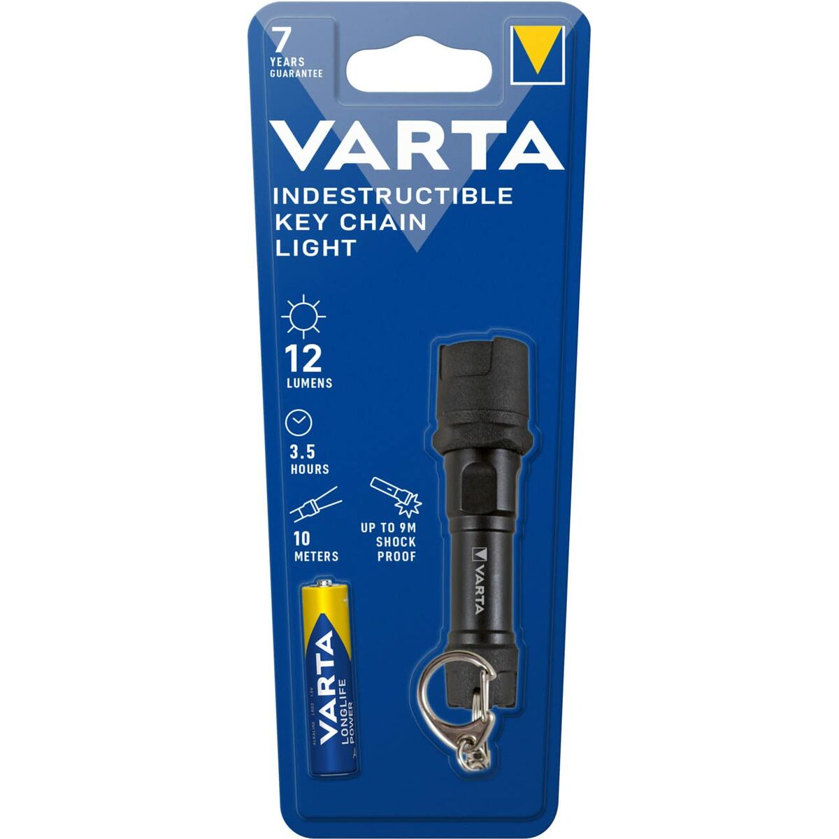 Nyckelring med LED-ljus Varta Indestructible 12 Lm - 2