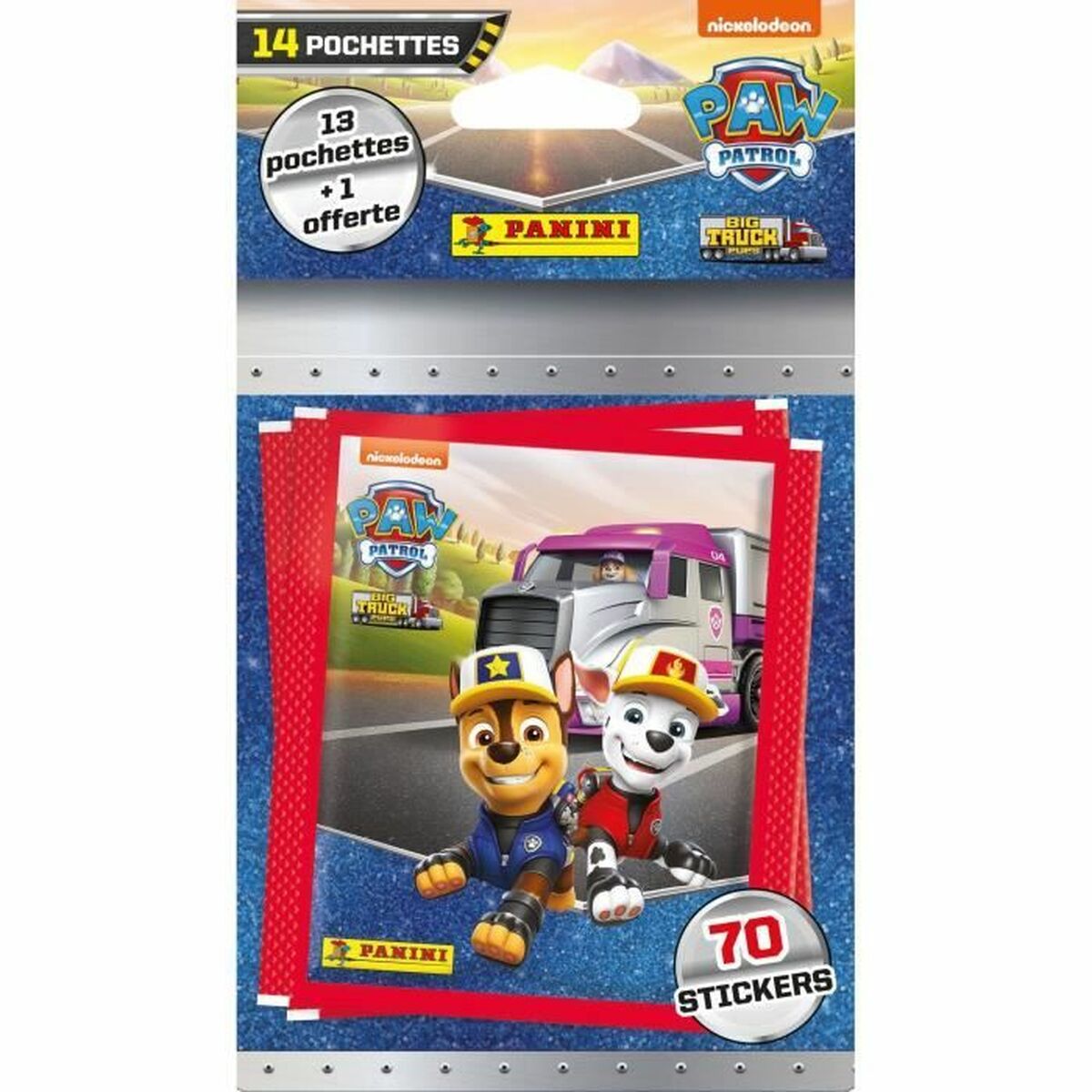 Klistermärkespaket Panini Paw Patrol 14 Kuvert