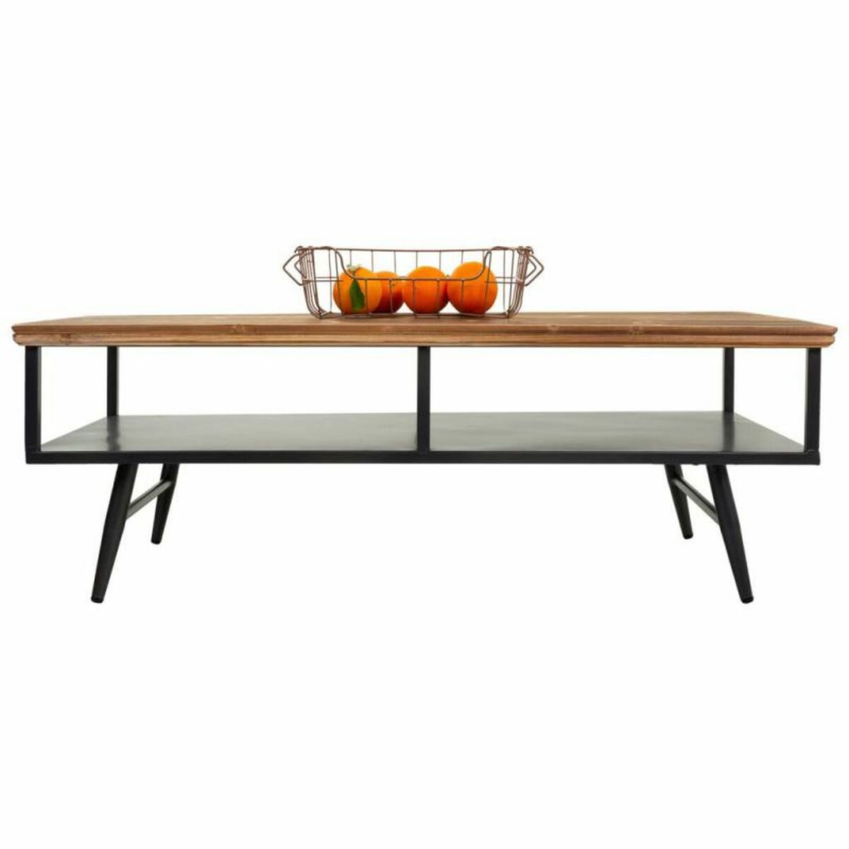 Soffbord Alexandra House Living Brun Grå Metall Mangoträ 65 x 44 x 125 cm - 2