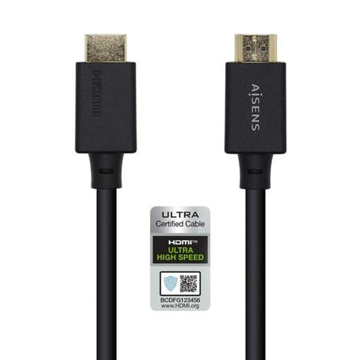 Kabel HDMI Aisens A150-0420 Svart 50 cm
