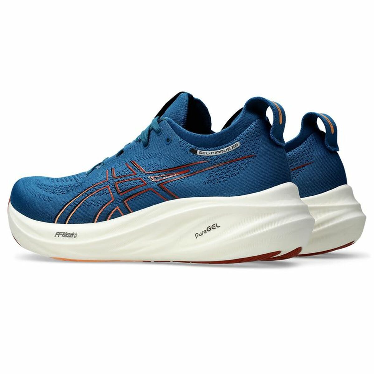 Löparskor, Vuxna Asics Gel-Nimbus 26 Blå - 6
