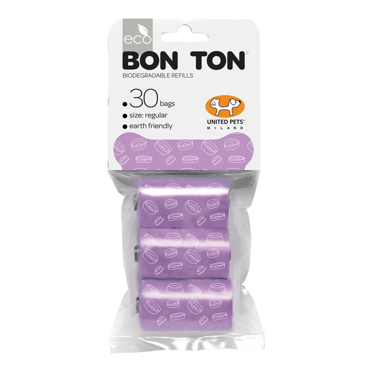Spypåsar United Pets Bon Ton Regular Hund Lila (3 x 10 uds) - 2