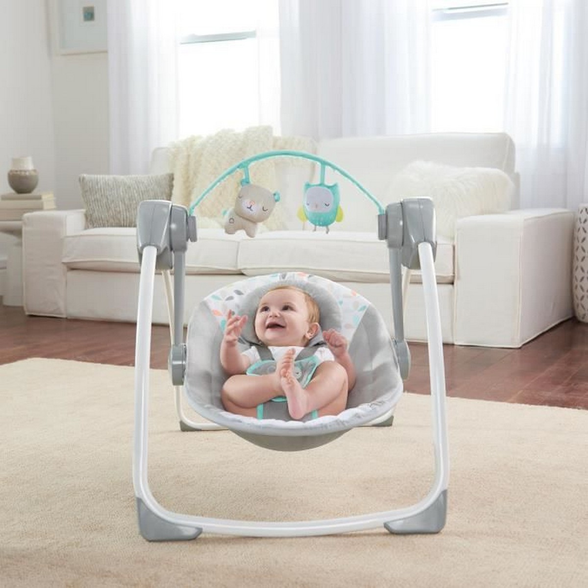 Gungstol Ingenuity Comfort 2 Go ™ Compact Swing Fanciful Forest - 6