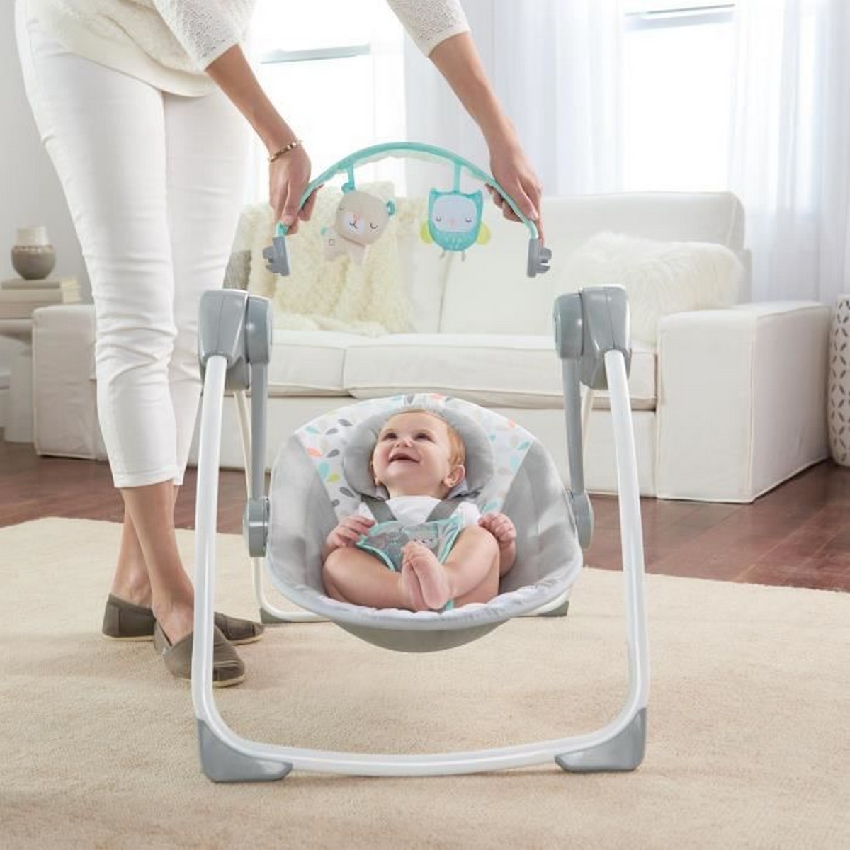 Gungstol Ingenuity Comfort 2 Go ™ Compact Swing Fanciful Forest - 4