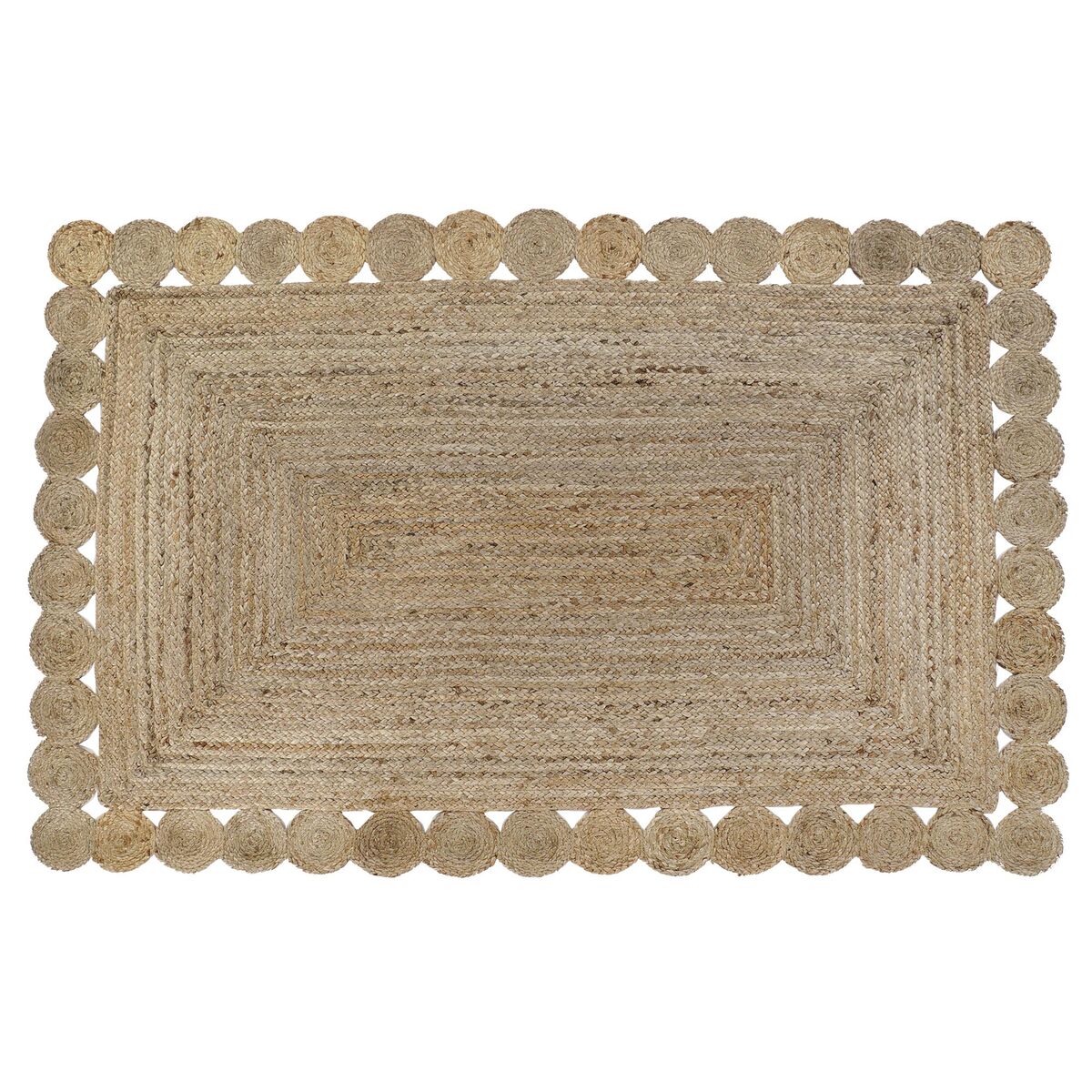 Matta DKD Home Decor Jute Brun 200 x 290 x 1 cm - 3