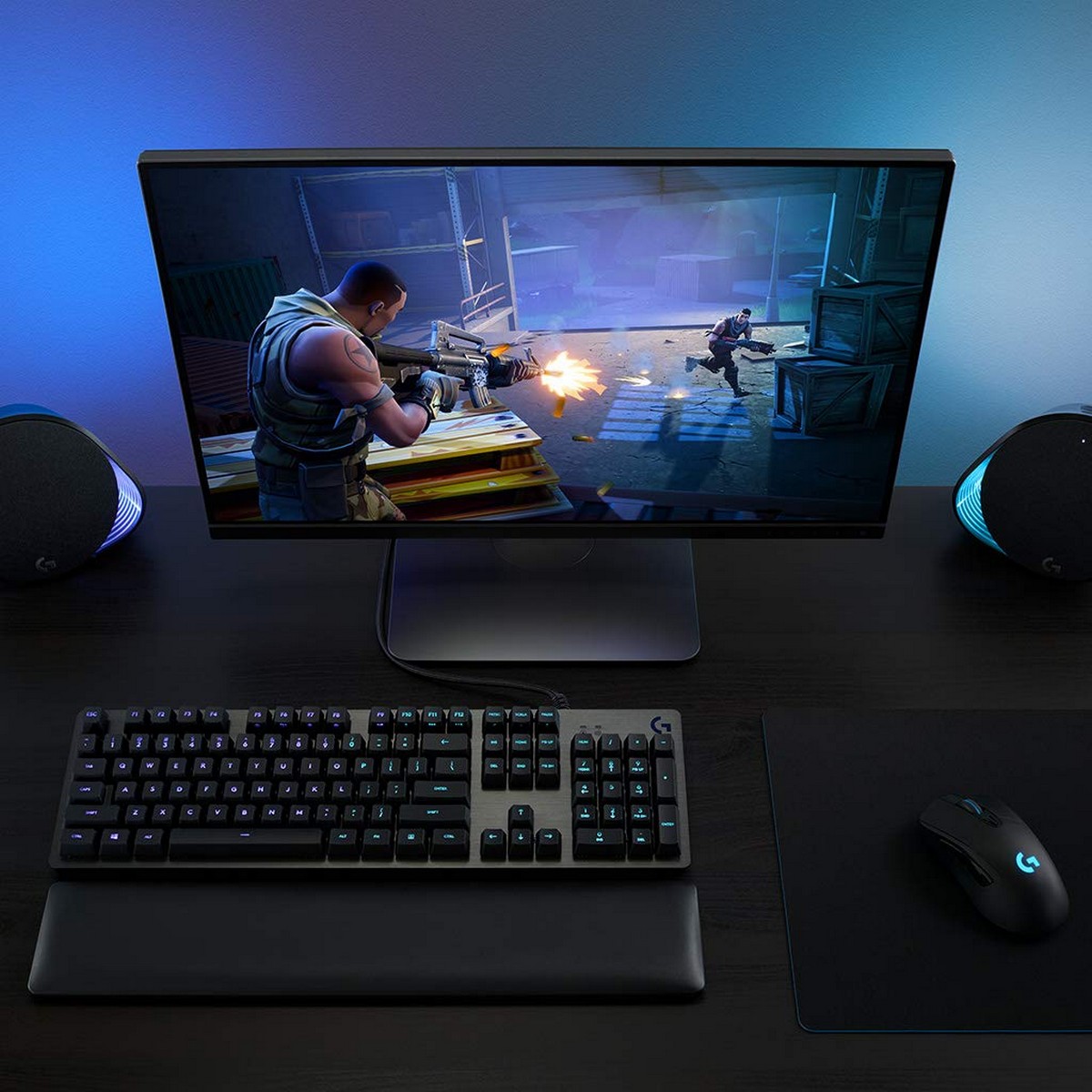 Bluetooth-tangentbord med tabletthållare Logitech G513 CARBON LIGHTSYNC RGB Mechanical Gaming Keyboard, GX Brown Franska AZERTY - 3