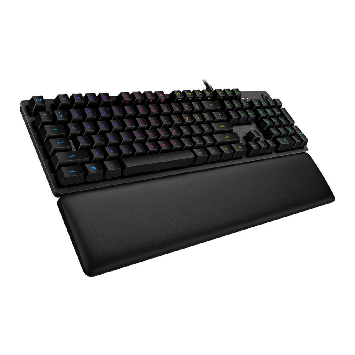 Bluetooth-tangentbord med tabletthållare Logitech G513 CARBON LIGHTSYNC RGB Mechanical Gaming Keyboard, GX Brown Franska AZERTY