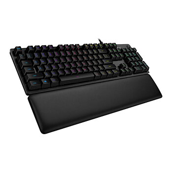 Bluetooth-tangentbord med tabletthållare Logitech G513 CARBON LIGHTSYNC RGB Mechanical Gaming Keyboard, GX Brown Franska AZERTY