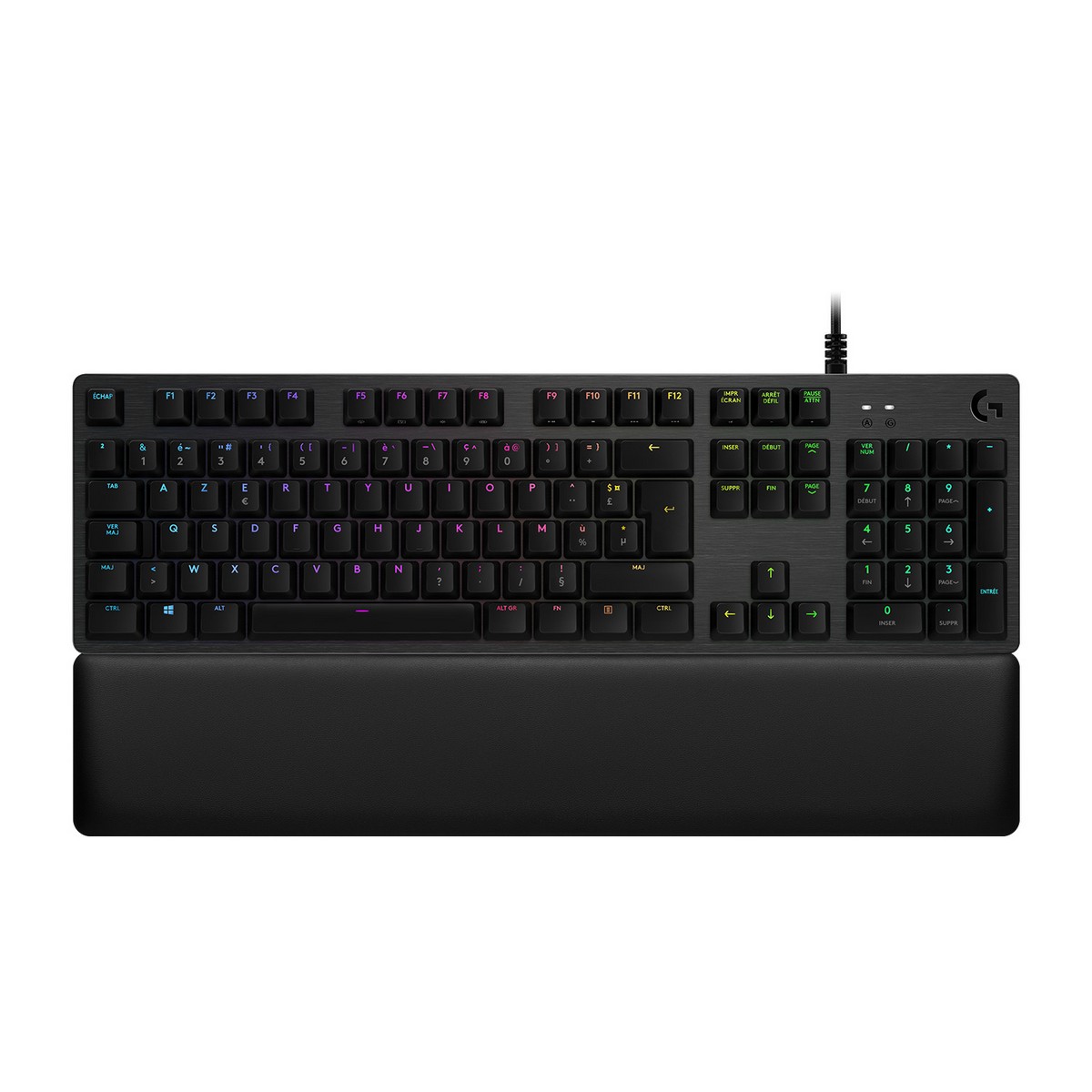 Bluetooth-tangentbord med tabletthållare Logitech G513 CARBON LIGHTSYNC RGB Mechanical Gaming Keyboard, GX Brown Franska AZERTY - 9