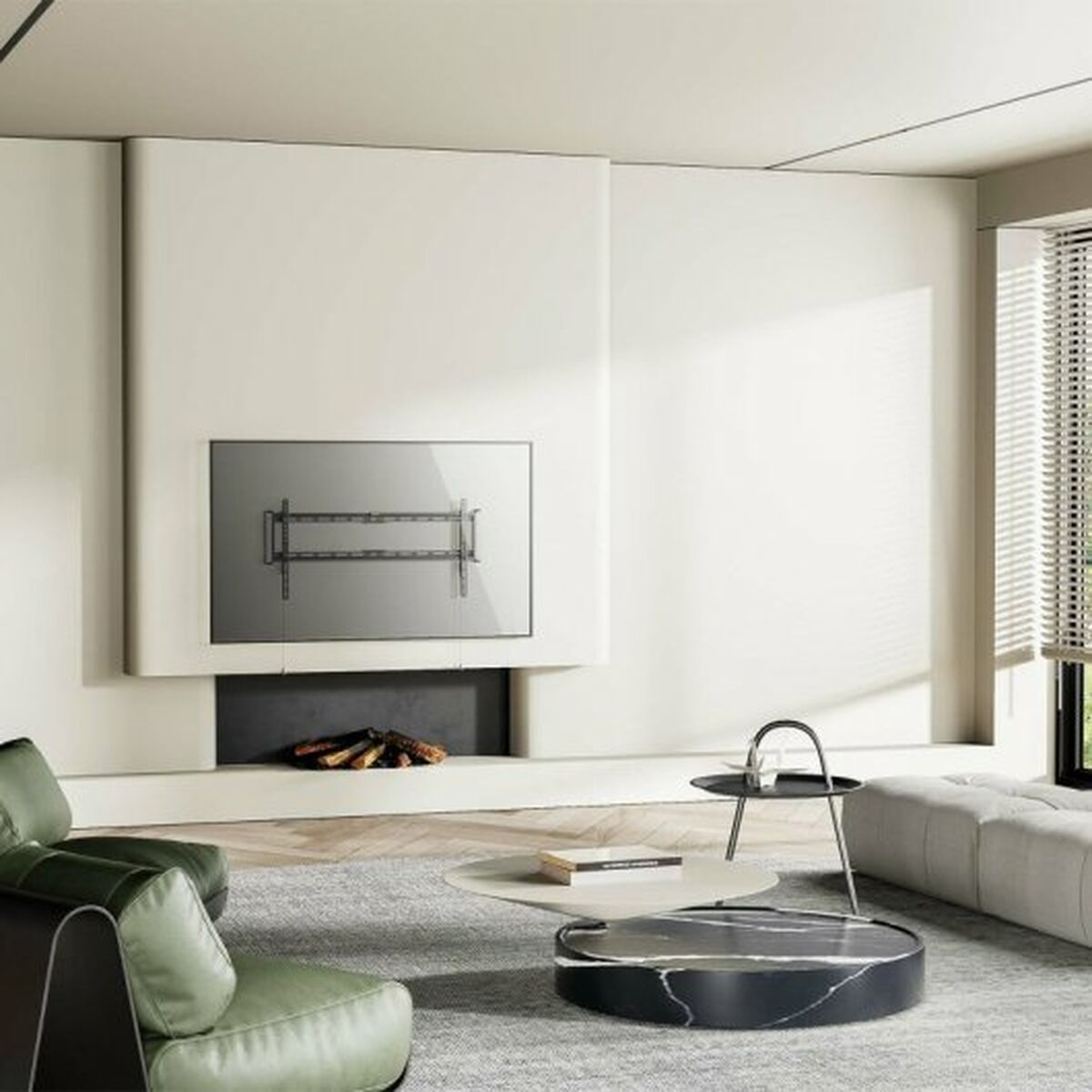 TV-fäste Aisens 43" 90" 75 Kg - 4