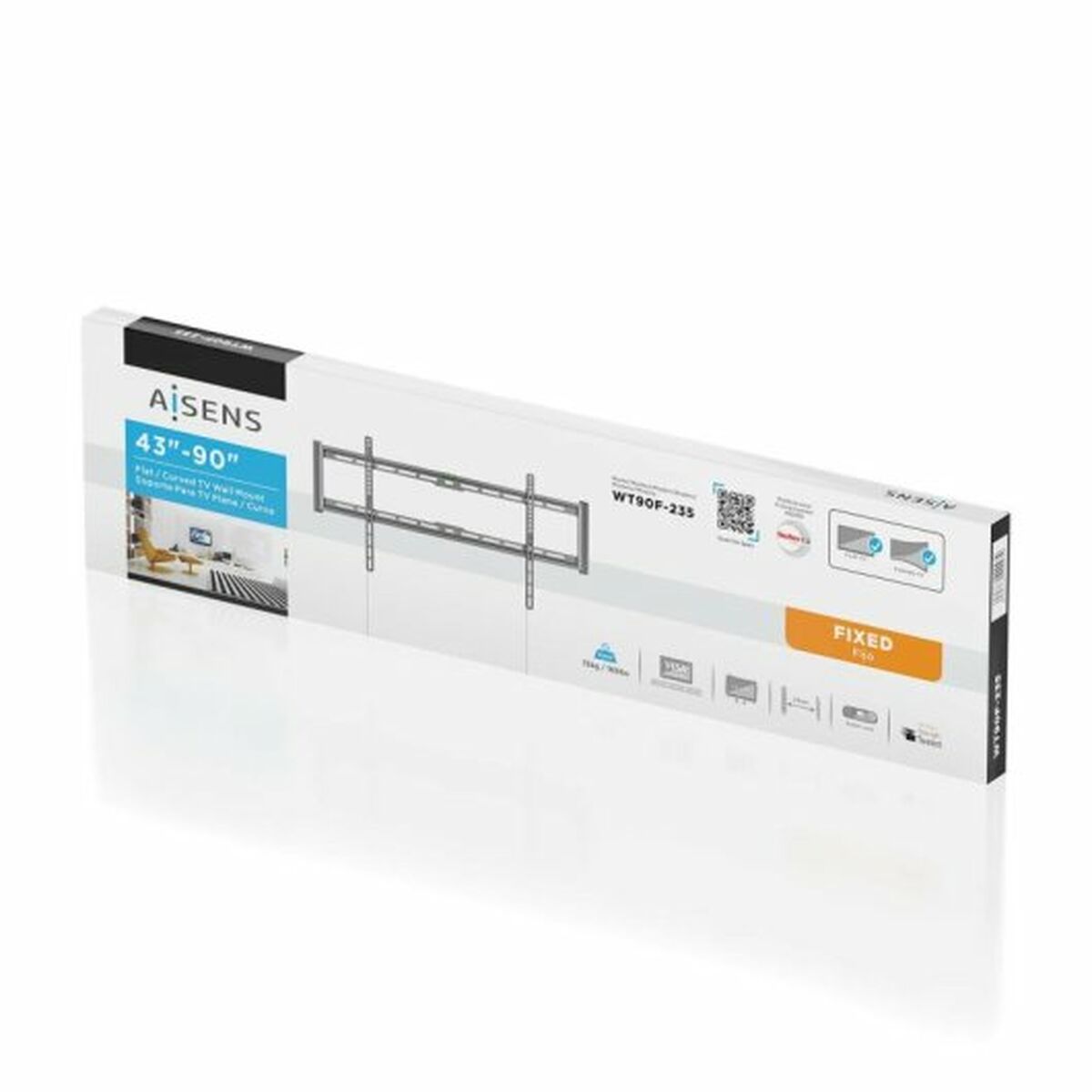 TV-fäste Aisens 43" 90" 75 Kg - 6